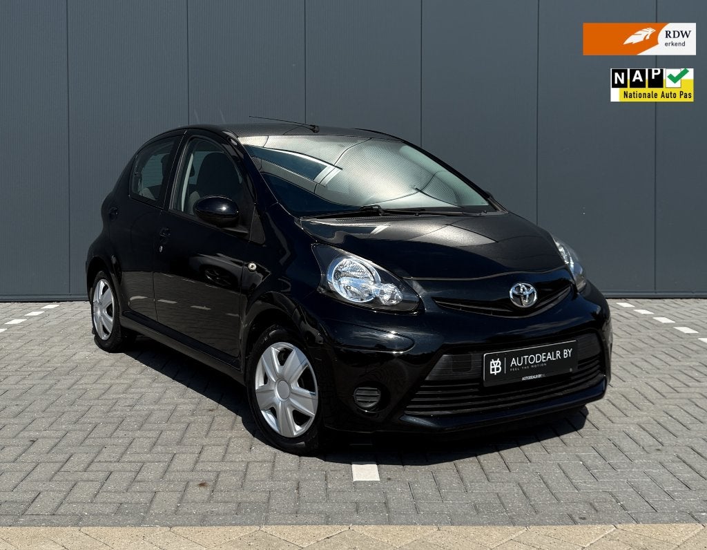 Toyota Aygo 1.0 12V Vvt-i 5DRS 2012/Airco/Elektr. Pakket, Voorwielaandrijving, Euro 5, Stof, Zwart