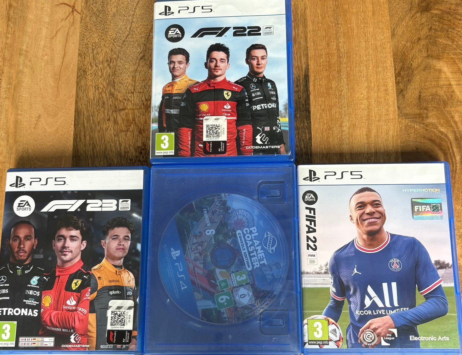 Playstation 5 games + planet coaster ( kan op PlayStation 5, Spelcomputers en Games, Ophalen, Gebruikt