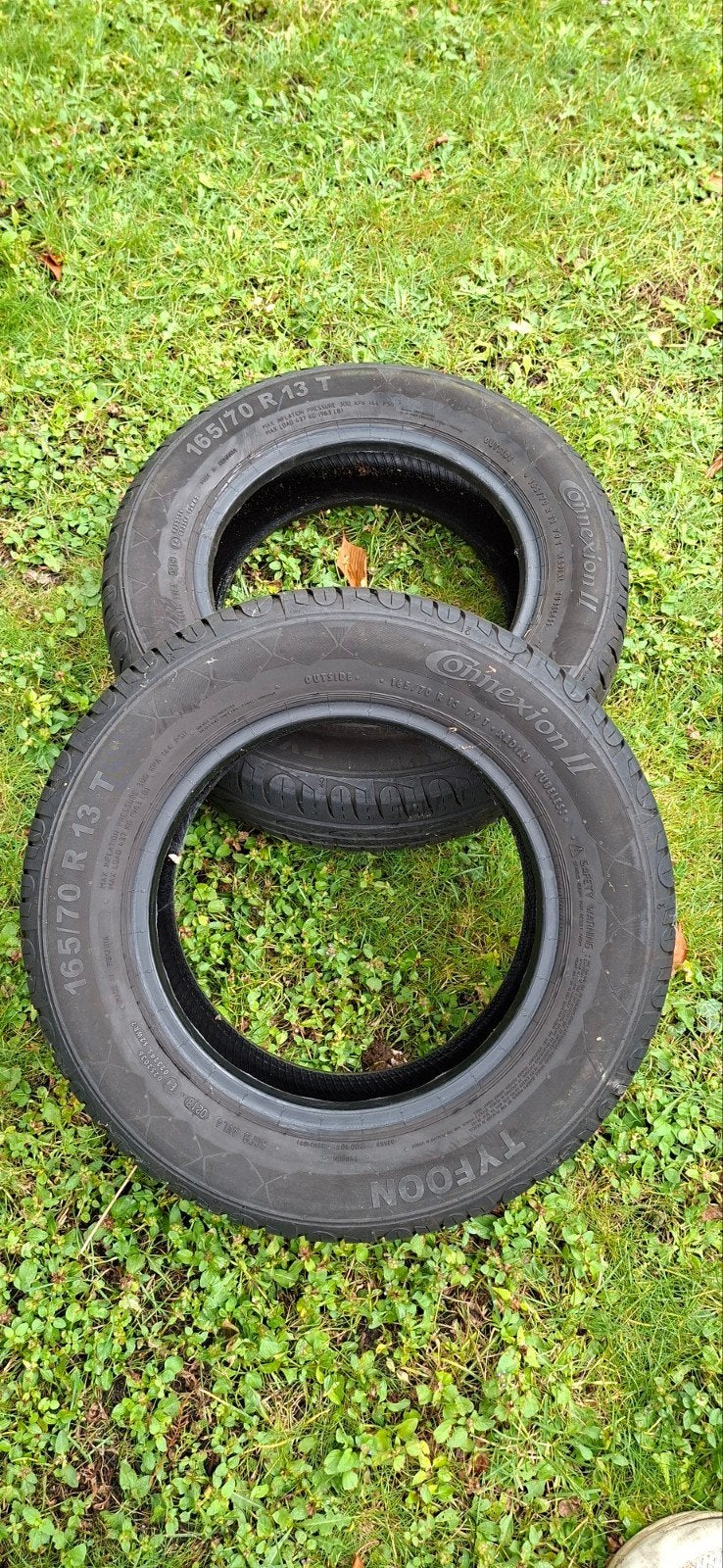 2 Tyfoon Connexion II banden 165/70R 13T, Ophalen of Verzenden, Gebruikt