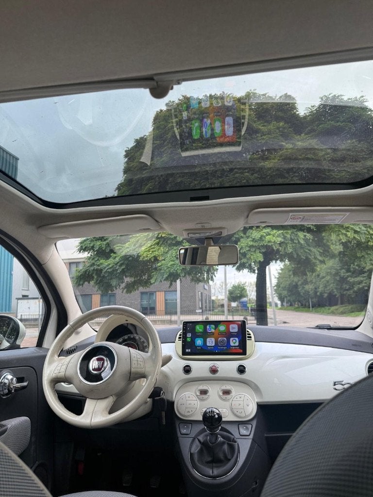 Fiat 500 1.4 Lounge | | Carplay, Panorama, Park | Parelmoer, Auto's, Voorwielaandrijving, 31 €/maand, 4 cilinders, 100 pk