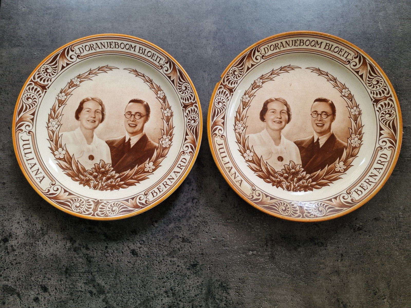 Juliana & Bernard Herdenkingsbord, Ophalen of Verzenden, Gebruikt, Nederland, Overige typen