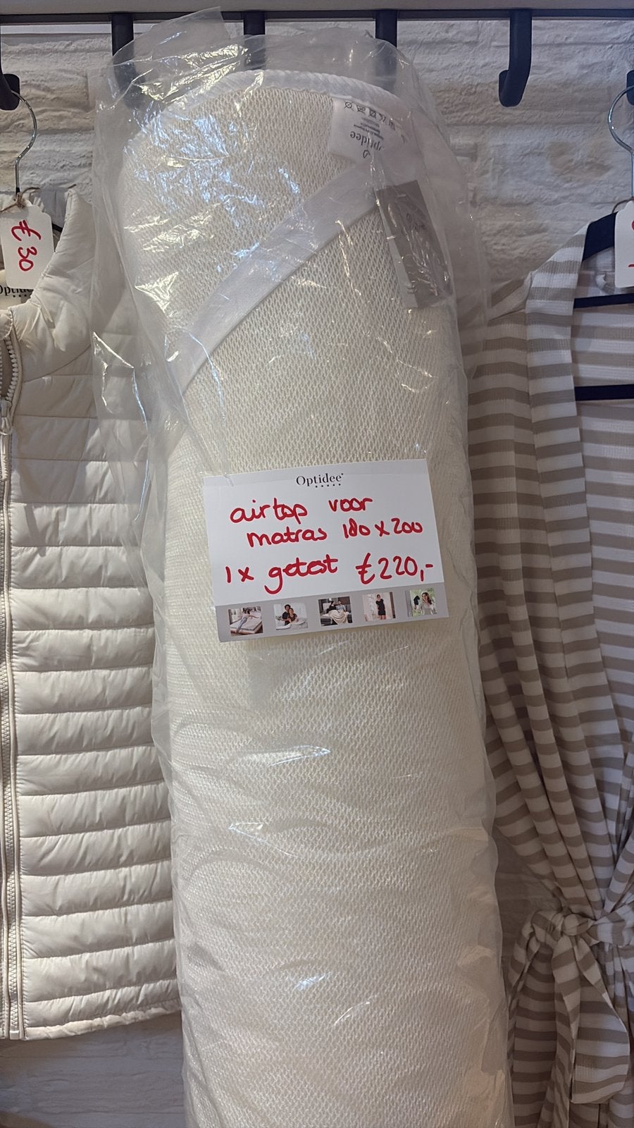Air Top Optidee, Ophalen, Tweepersoons, Zo goed als nieuw, Matras