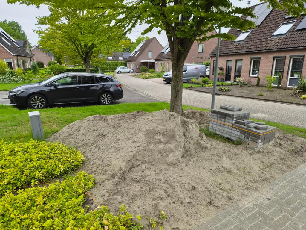 Geel zand voor bestraten, Tuin en Terras, Ophalen
