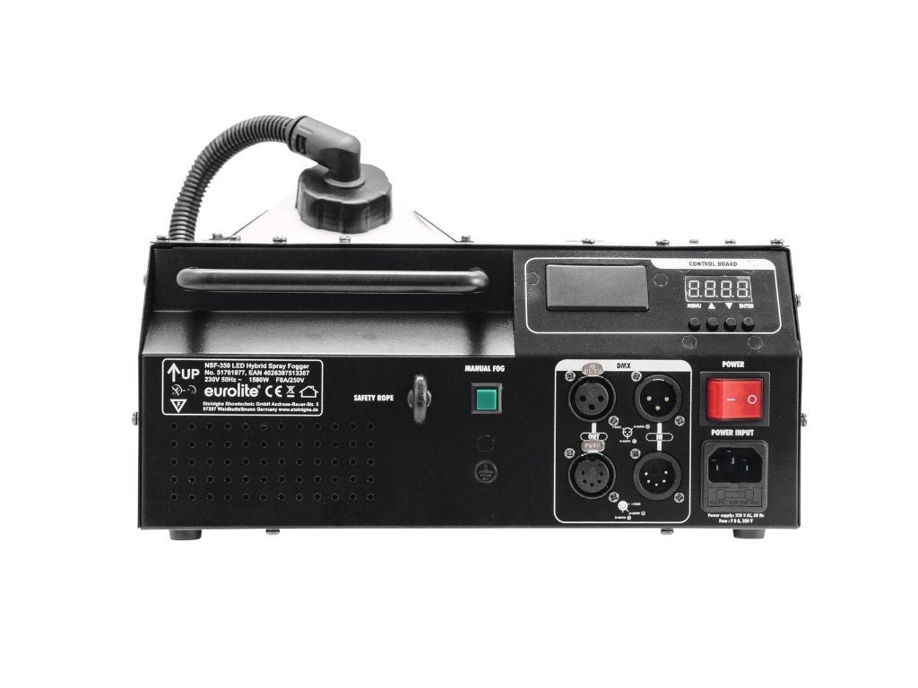 EUROLITE NSF-350 LED DMX-mistmachine met 1500 W LED-verlicht, Muziek en Instrumenten, Licht en Laser, Geluidgestuurd, Nieuw, Ophalen of Verzenden