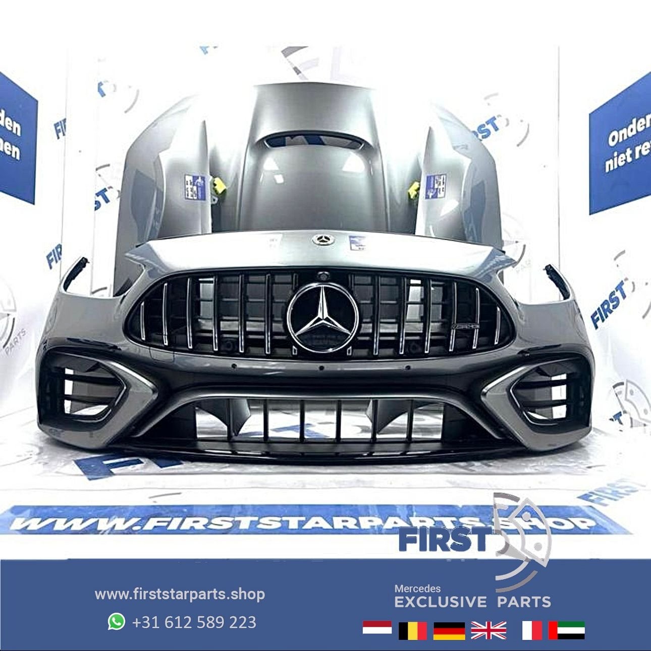 W206 C63 C63s AMG VOORKOP ORIGINEEL Mercedes C Klasse W 206, Gebruikt, -, Voor, Ophalen of Verzenden
