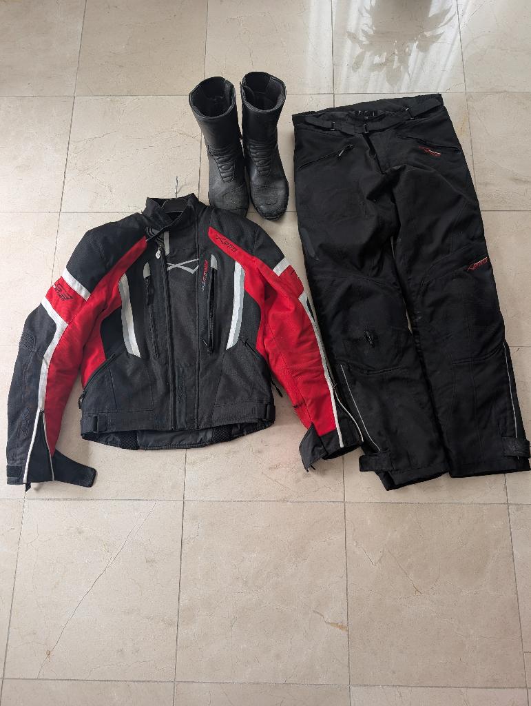 A-Pro motorbroek en jas + Rivet motorlaarzen, Motoren, Ophalen, Tweedehands, Heren, A-Pro