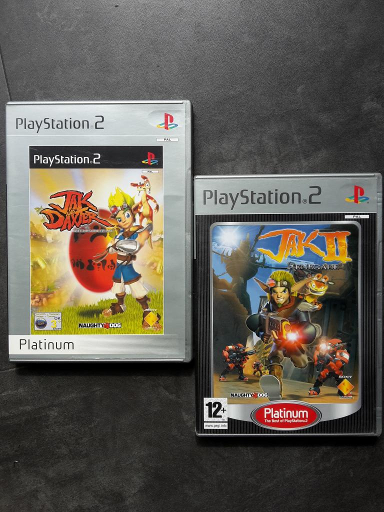 PS2 Set - Jak & Daxter the Precursor Legacy en Jak II, Avontuur en Actie, 1 speler, Ophalen of Verzenden, Zo goed als nieuw