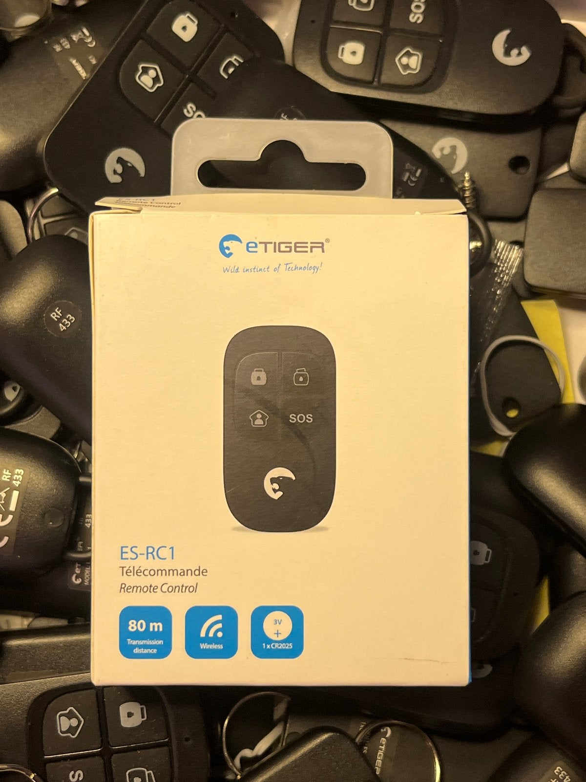50x ETiger ES-RC1 ES-RC1N 433 MHz zenders en RFID tags, Doe-het-zelf en Verbouw, Alarmsystemen, Overige typen, Nieuw, Ophalen of Verzenden