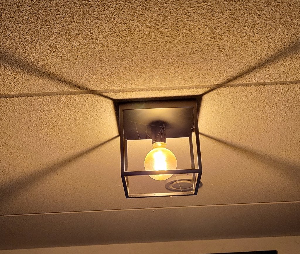PlafondLampen, Ophalen, Gebruikt, Zwart, E27 (groot)