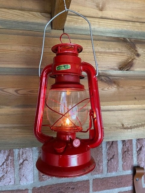 stormlamp hoogte 29cm, Antiek en Kunst, Ophalen of Verzenden