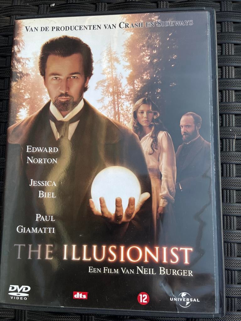 The Illusionist DVD - Edward Norton, Jessica Biel, Cd's en Dvd's, Vanaf 12 jaar, Ophalen of Verzenden, Gebruikt