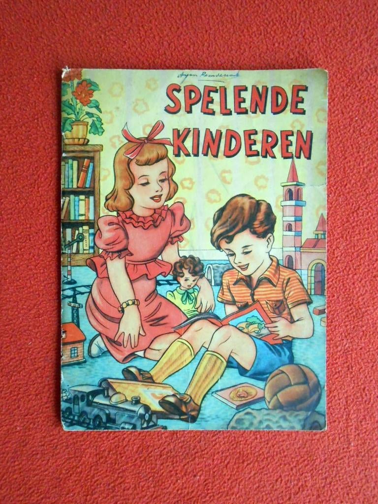 Uitgeverij Mulder: Spelende kinderen (ill.: Pieter Kuhn), Ophalen of Verzenden, Gelezen, Fictie algemeen
