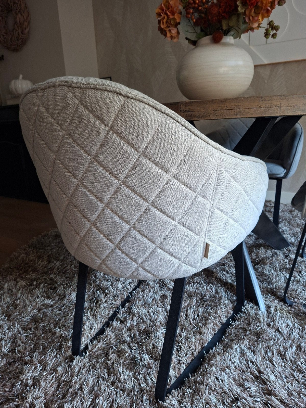 Rivièra Maison eetkamerstoelen, Huis en Inrichting, Stoelen, Ophalen of Verzenden, Zo goed als nieuw, Stof