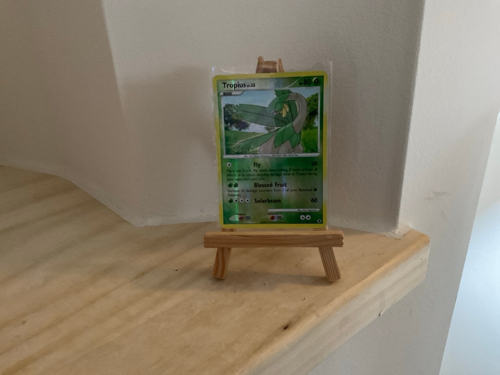 Tropius Reverse Holo- Pokémon Kaart, Ophalen of Verzenden, Gebruikt, Losse kaart, Foil