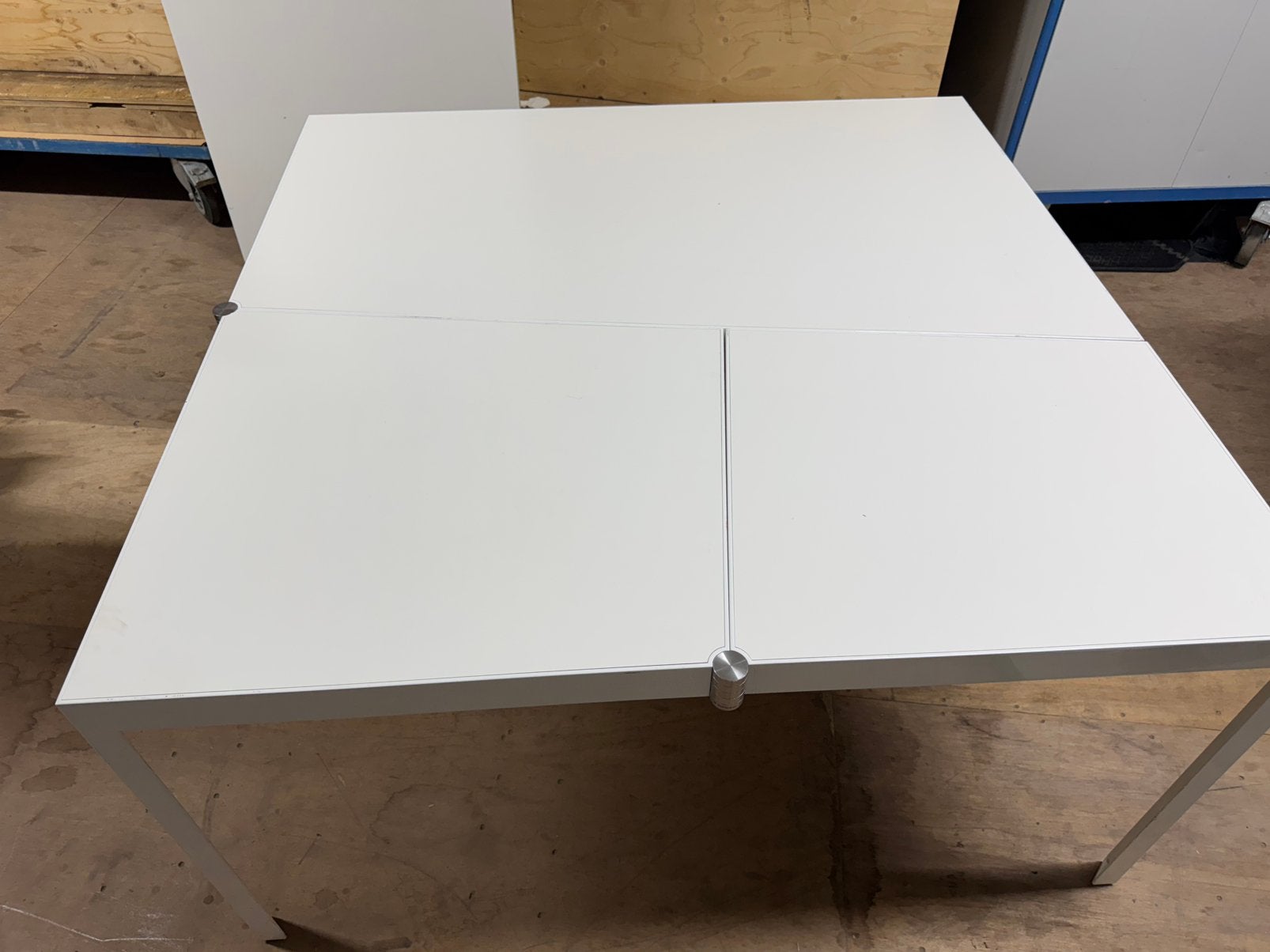 Witte tafel uitklapbaar, Ophalen, Zo goed als nieuw, Campingtafel