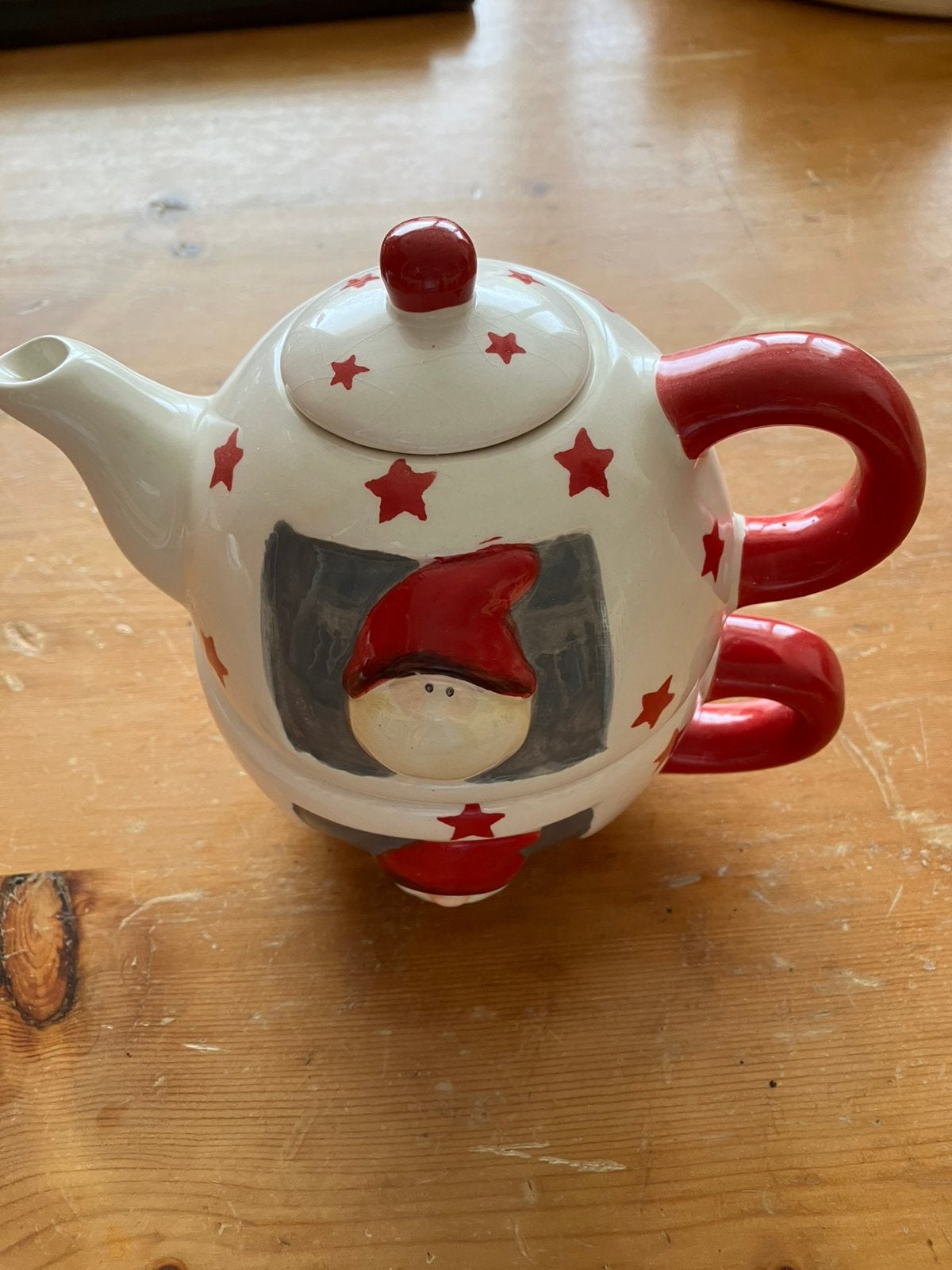Leuke kerst theepot met theekom, Ophalen of Verzenden, Nieuw