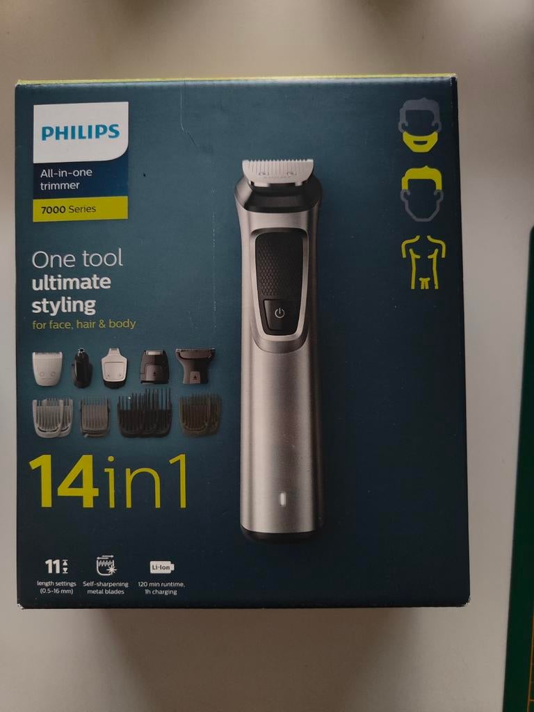Philips Multigroomer 14-in-1 7000, Ophalen of Verzenden, Zo goed als nieuw, Scheren en Epileren