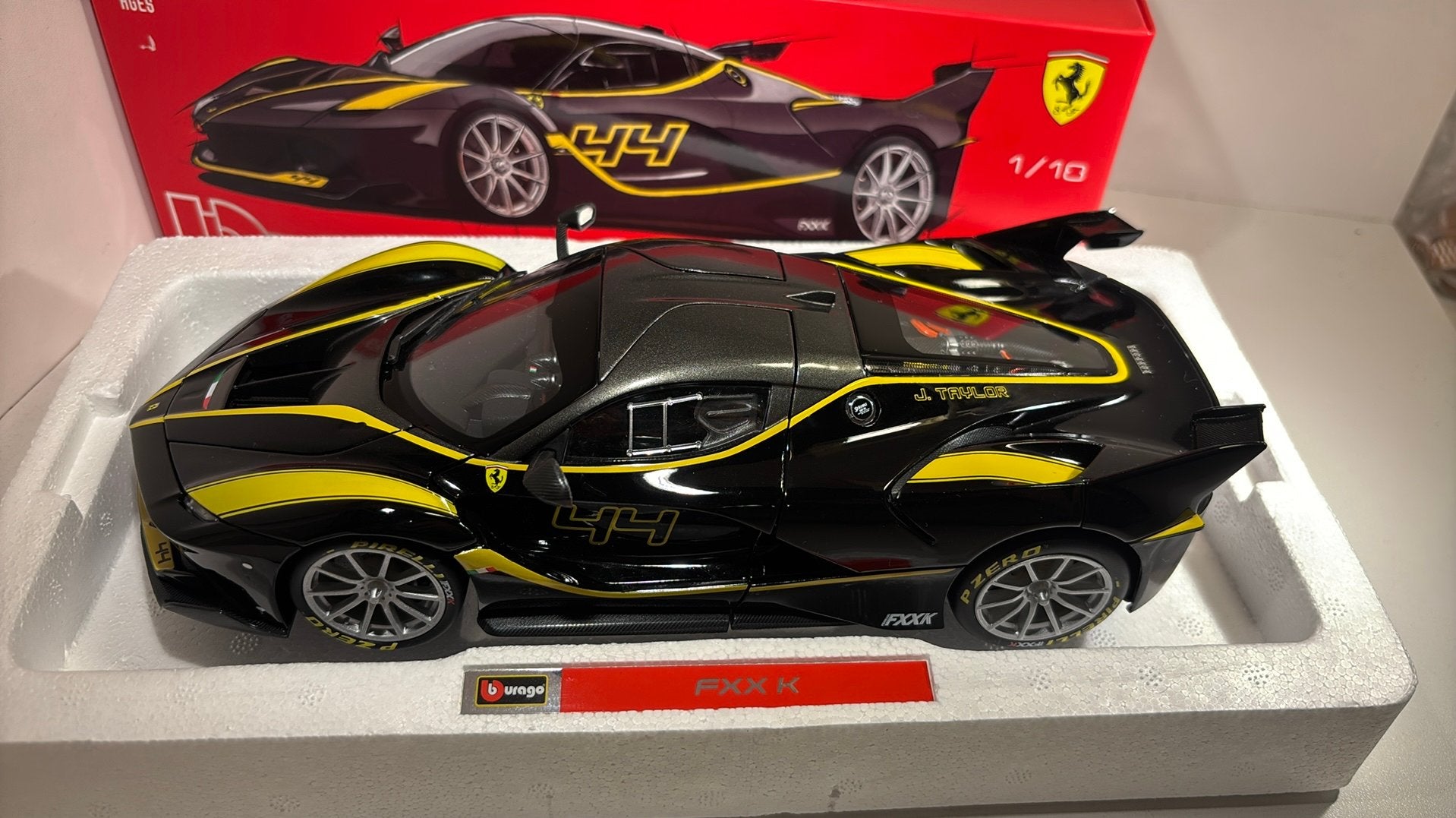 Ferrari fxx k #44 Bburago 1.18, Ophalen of Verzenden, Bburago, A, A