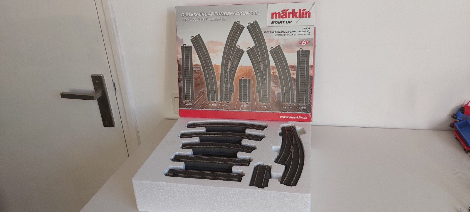 Märklin C Rails Pakket 24904, Wisselstroom, Rails, Ophalen of Verzenden, Zo goed als nieuw
