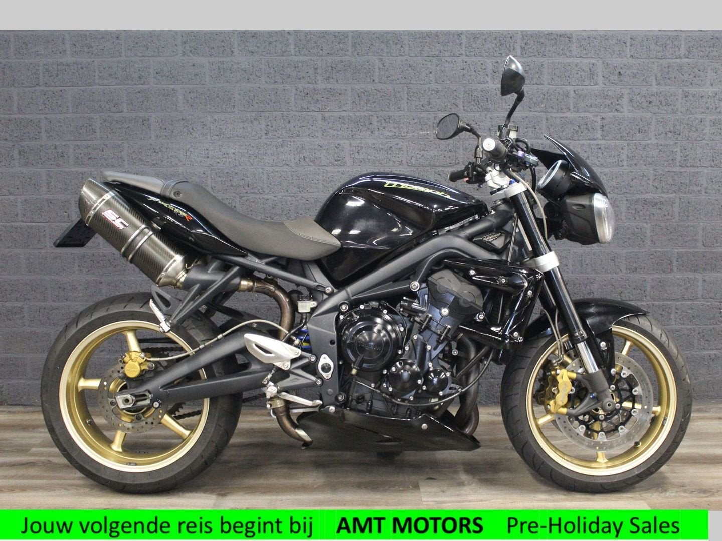 TRIUMPH STREET TRIPLE R (bj 2012) SC-Project 675, Motoren, Motoren | Triumph, 675 cc, Motorrijbewijs A, Bedrijf, Onbekend