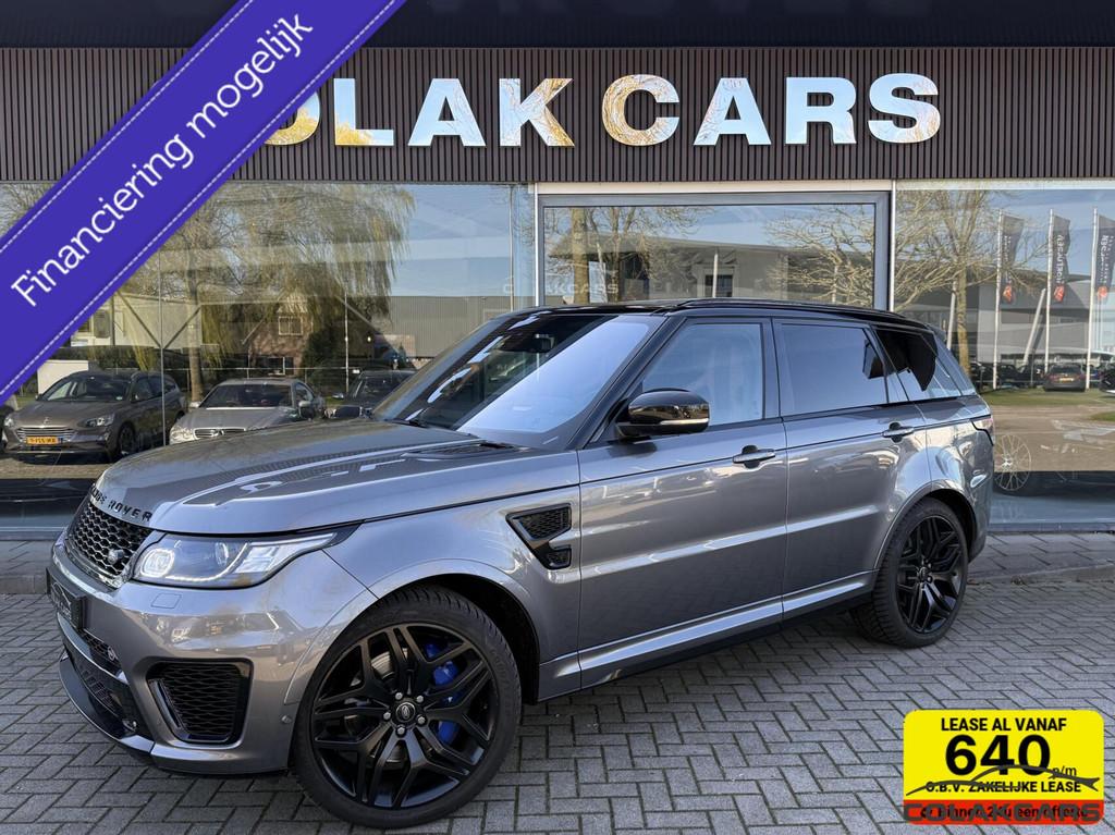 Land Rover Range Rover Sport 5.0 V8 Supercharged SVR Pano, Auto's, Land Rover, Automaat, Euro 5, 3000 kg, Bedrijf