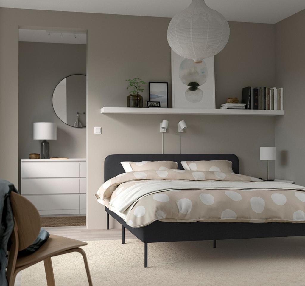 Ikea slattum, Ophalen, Overige typen, Tweepersoons, 200 cm
