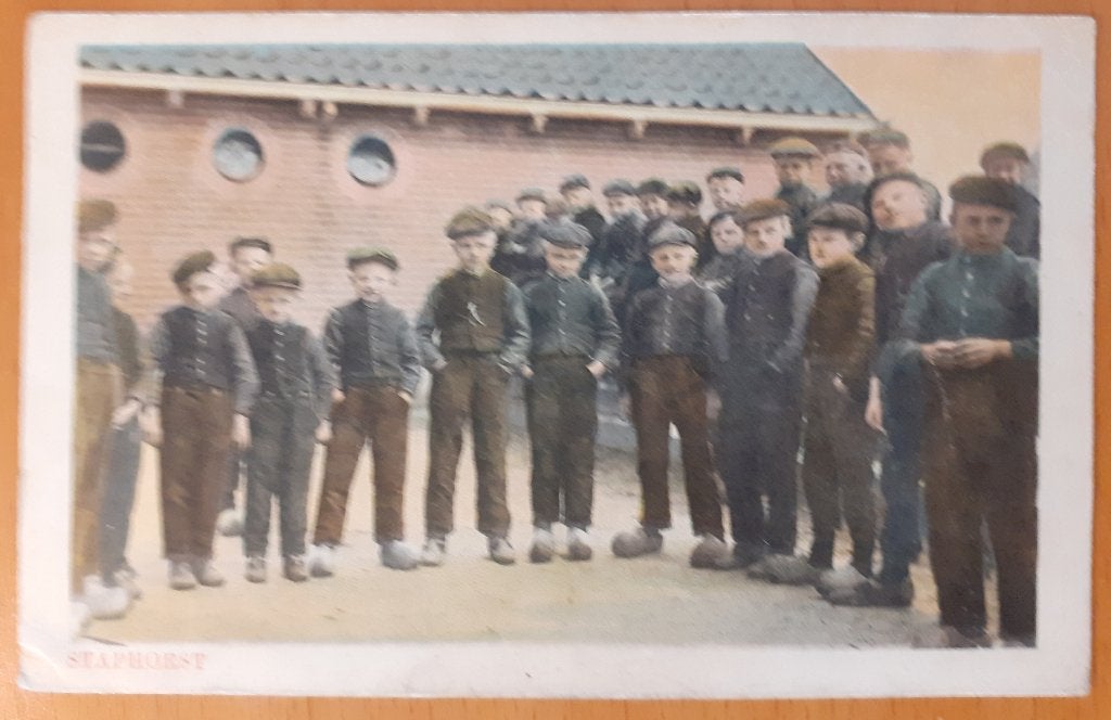 Ansichtkaart Staphorst, Verzenden, 1920 tot 1940, Gelopen, Overijssel