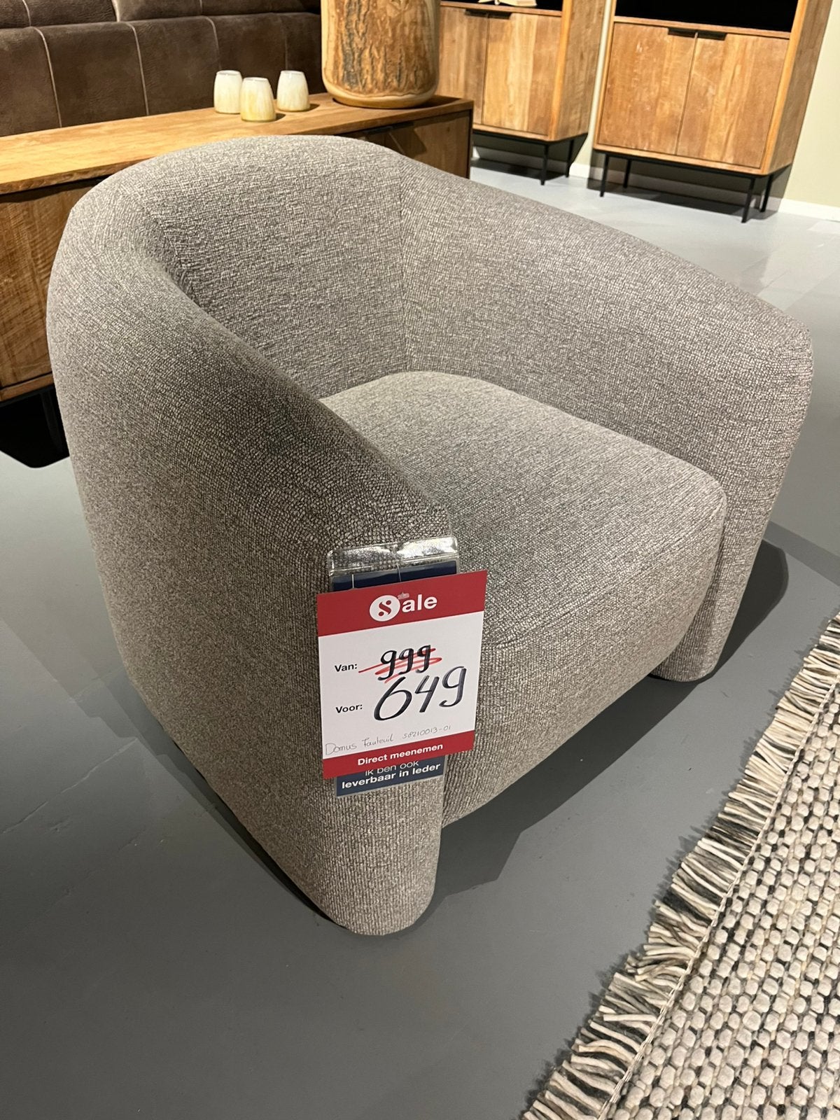 Fauteuil Domus, Eenpersoons, 75 tot 100 cm, Ophalen of Verzenden, Zo goed als nieuw