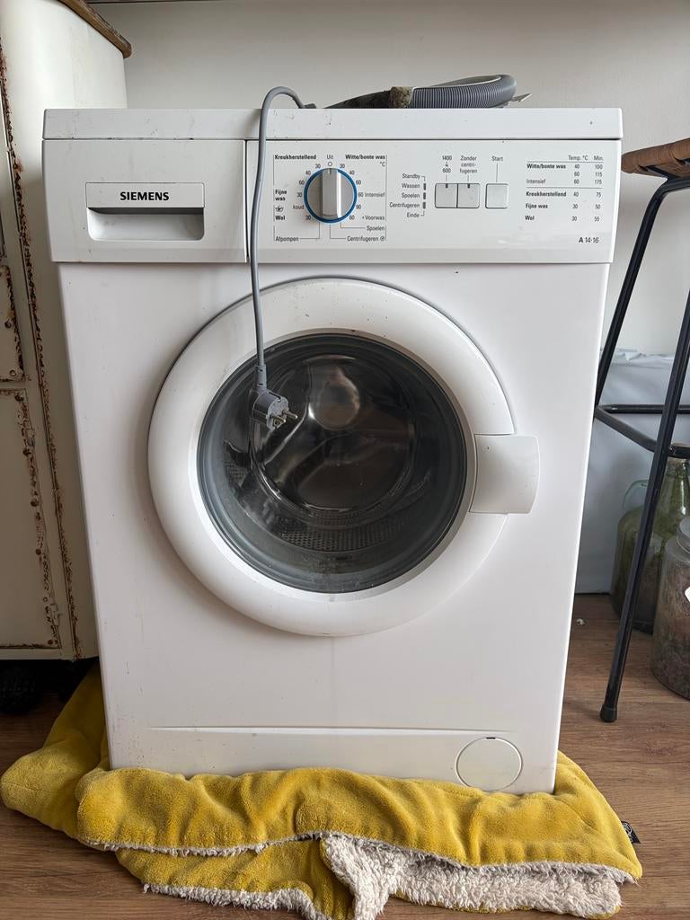 Siemens Wasmachine A 14-16 - Betrouwbaar en Efficiënt, Ophalen, Gebruikt, Voorlader, Wolwasprogramma