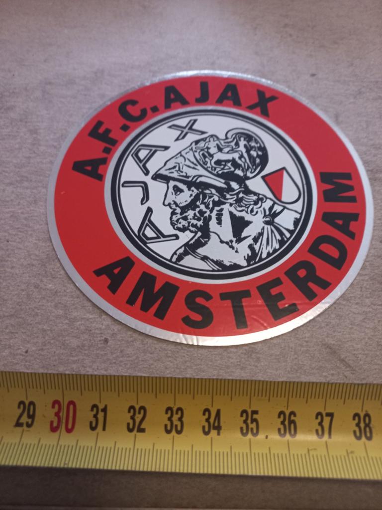 Ajax foliesticker, Ophalen of Verzenden, Zo goed als nieuw