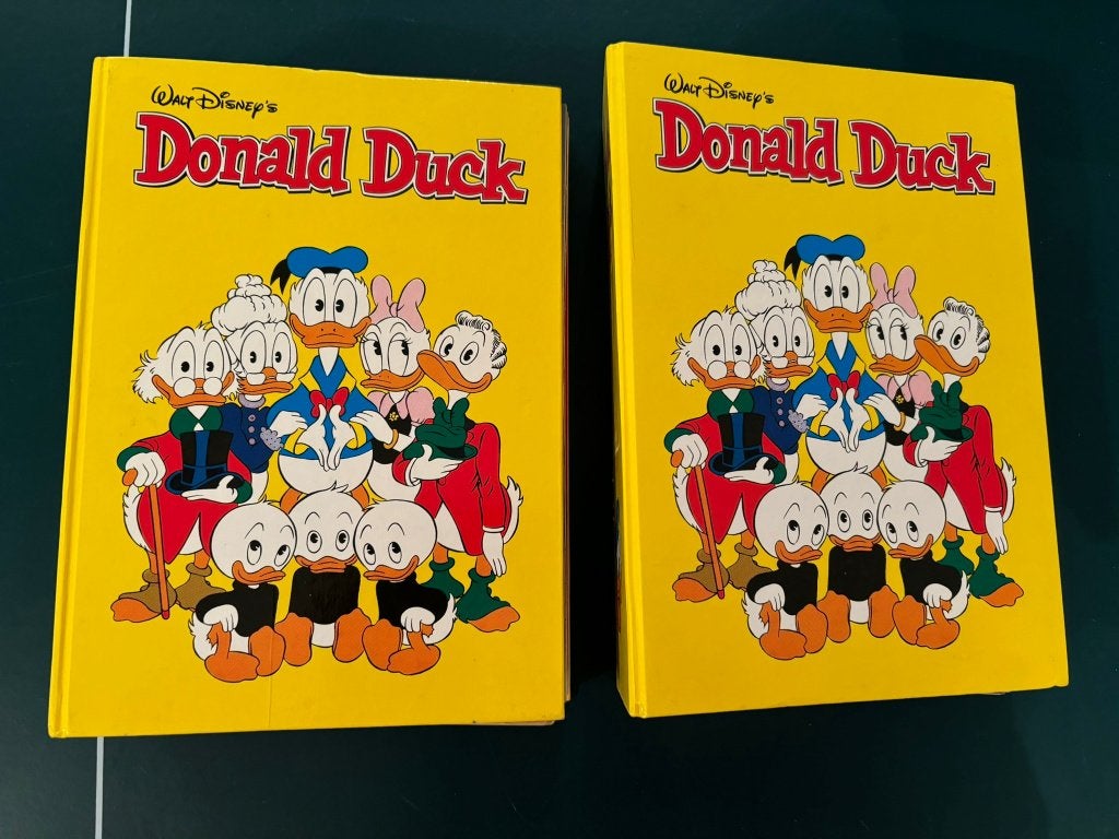 Complete jaargang 1992 donald duck weekblad strips 2 banden!, Gelezen, Walt Disney, Ophalen of Verzenden, Meerdere stripboeken