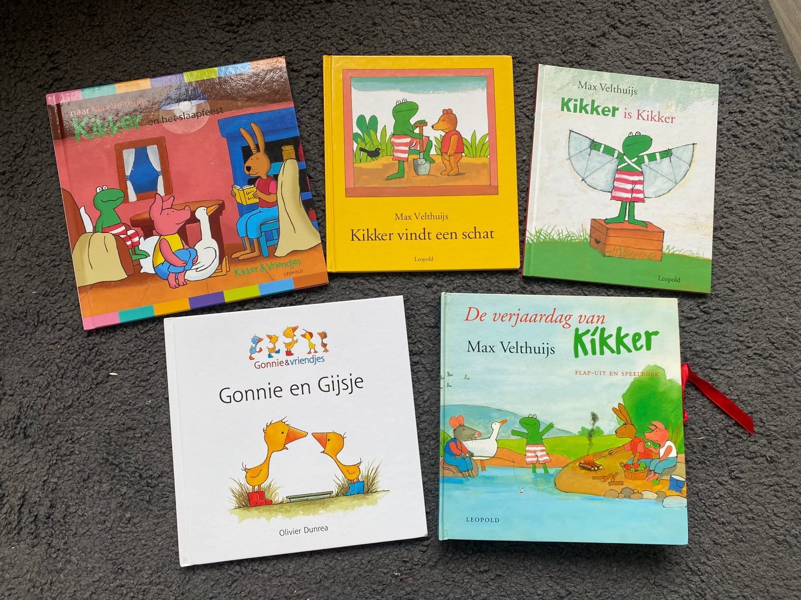 Kikker en gonnie en gijsje, Ophalen of Verzenden, Zo goed als nieuw, 3 tot 4 jaar
