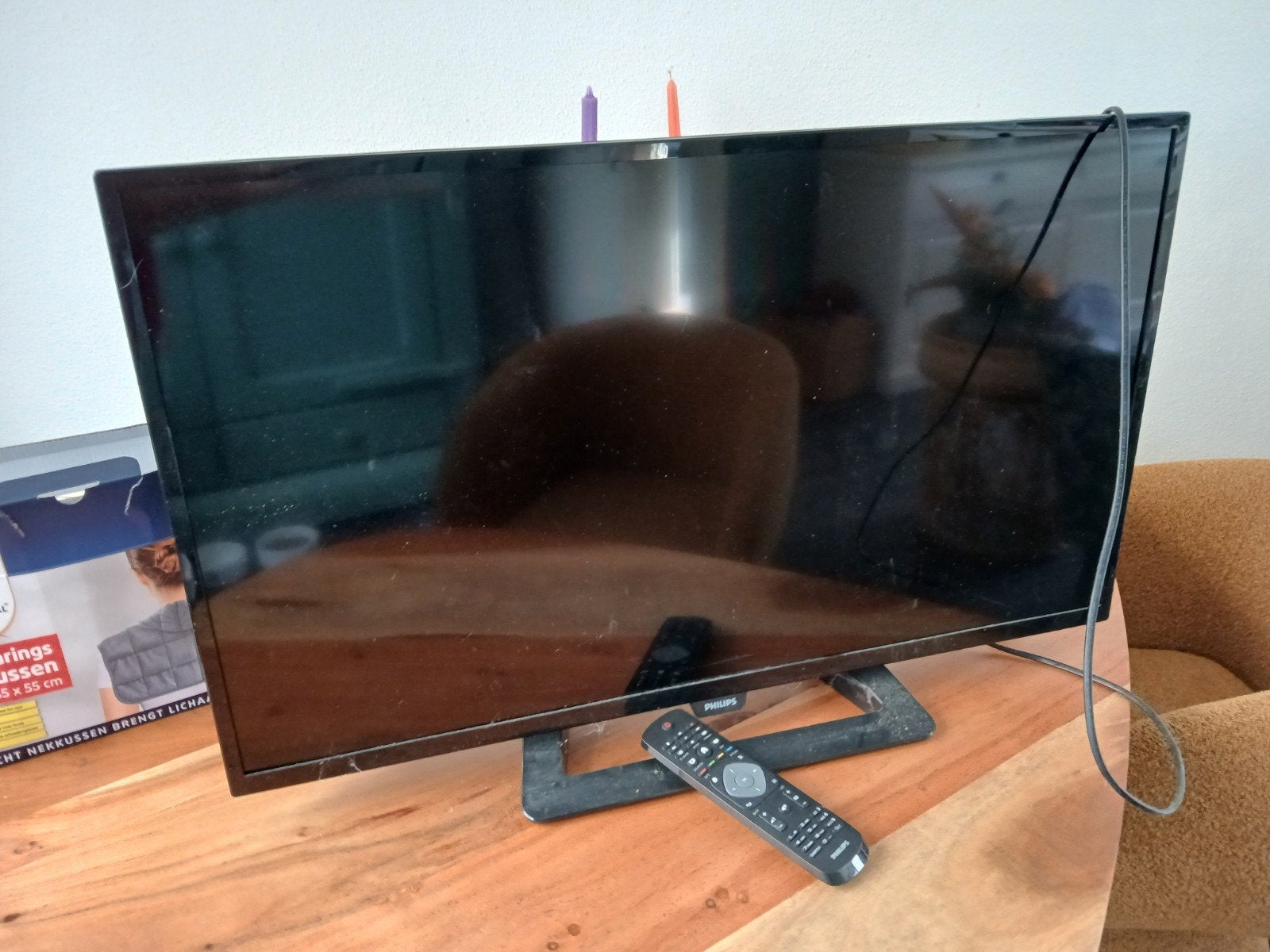 Philips TV - Goed werkende televisie, Ophalen, Gebruikt, 80 tot 100 cm, Philips