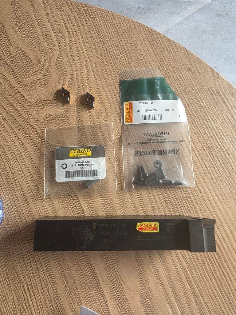 Lot draaibeitels Sandvik Coromant, Walter tools, Ophalen of Verzenden, Zo goed als nieuw, Metaaldraaibank