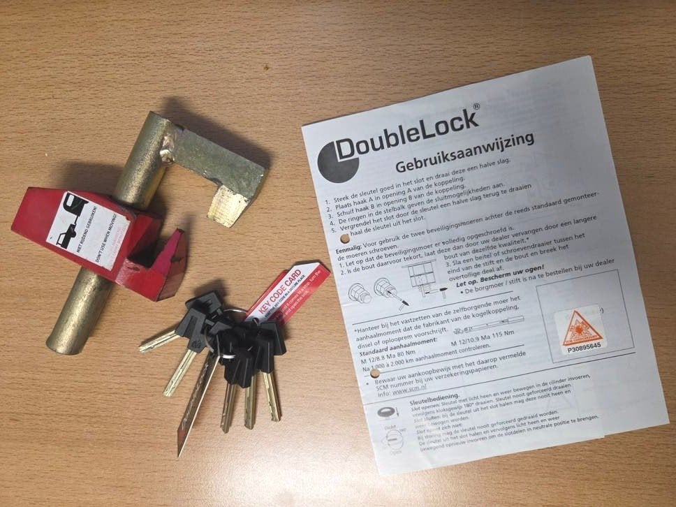 DoubleLock Compact Eagle Disselslot, Ophalen, Zo goed als nieuw