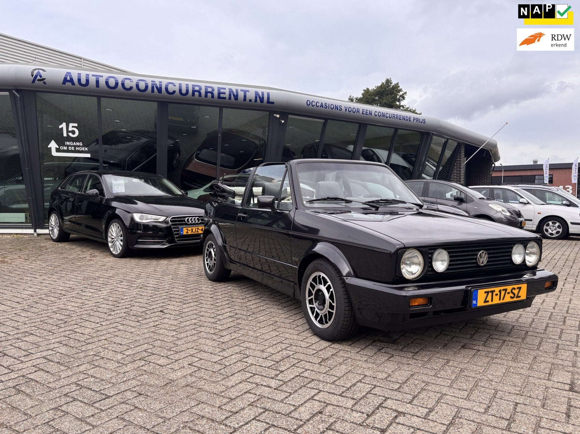Volkswagen Golf Cabriolet 1.8 Unieke auto verkeerd in top co, Gebruikt, 4 cilinders, Cabriolet, Handgeschakeld