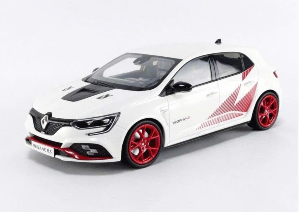 RENAULT MEGANE RS TROPHY R 2019 WIT schaal 1/18 NOREV 185239
