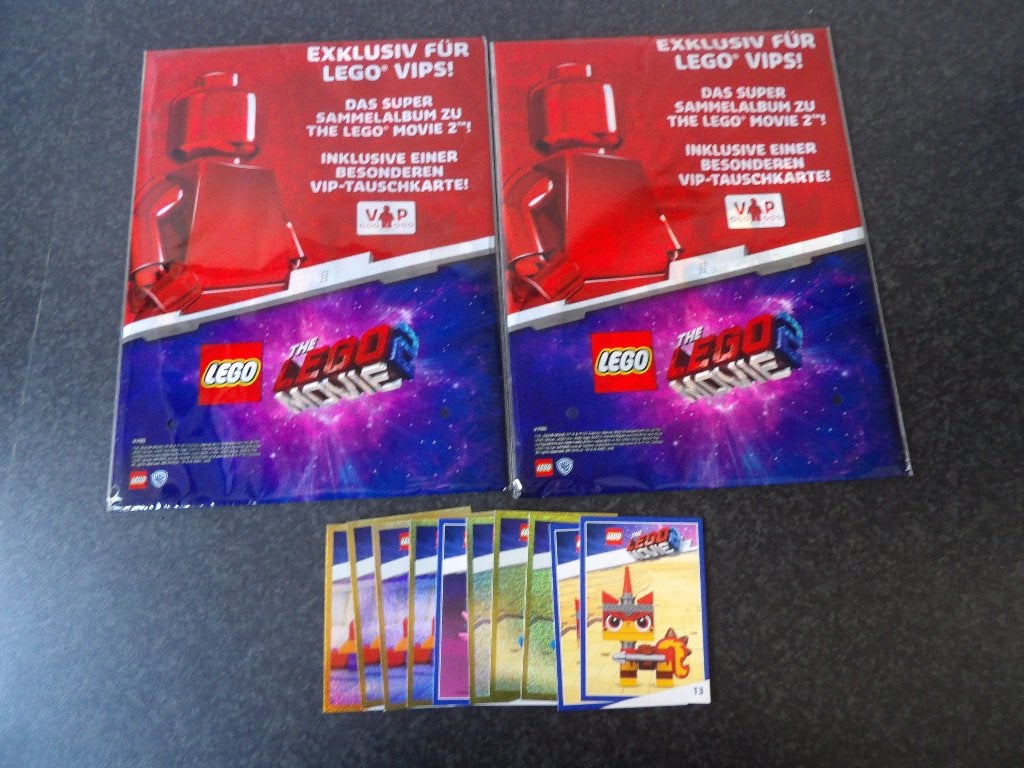 nieuw VIP Lego movie 2 verzamelalbum, 2 albums + 12 kaarten, Ophalen of Verzenden, Nieuw, Lego