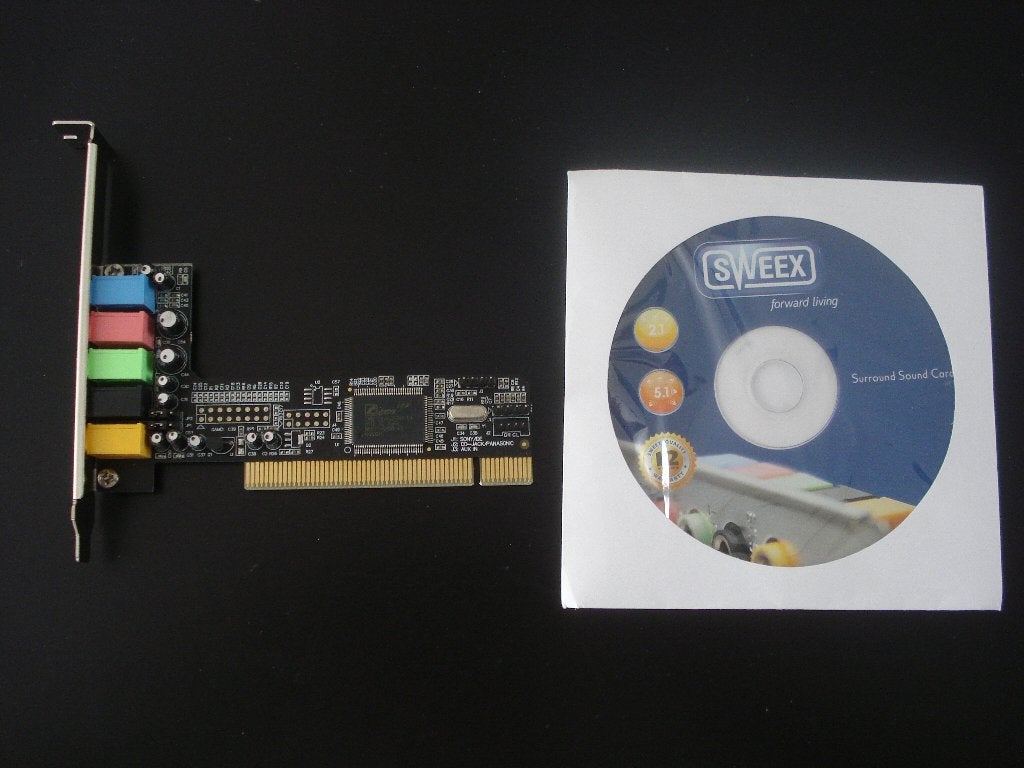 Sweex PCI geluidskaart, Computers en Software, Ophalen of Verzenden, Zo goed als nieuw, Extern, Sweex