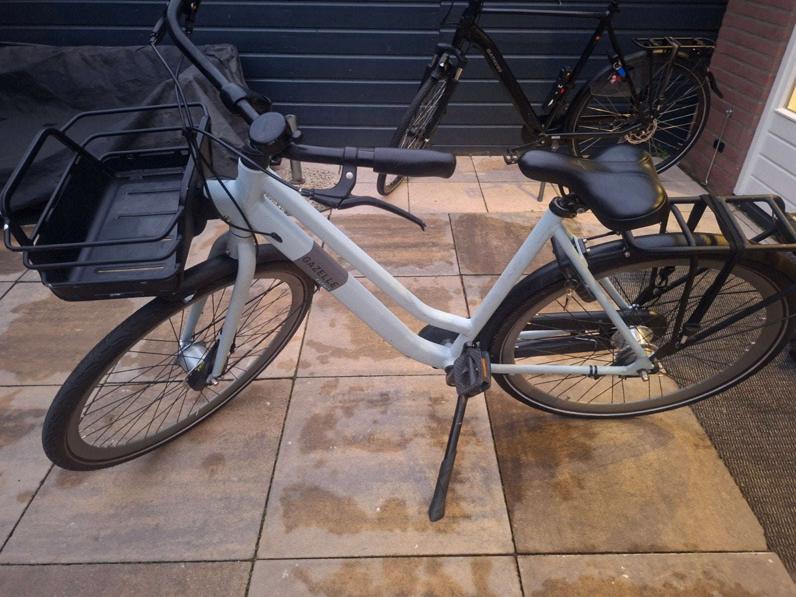 Gazelle C7  fiets met voordrager, Velgrem, Versnellingen, Ophalen of Verzenden, Zo goed als nieuw