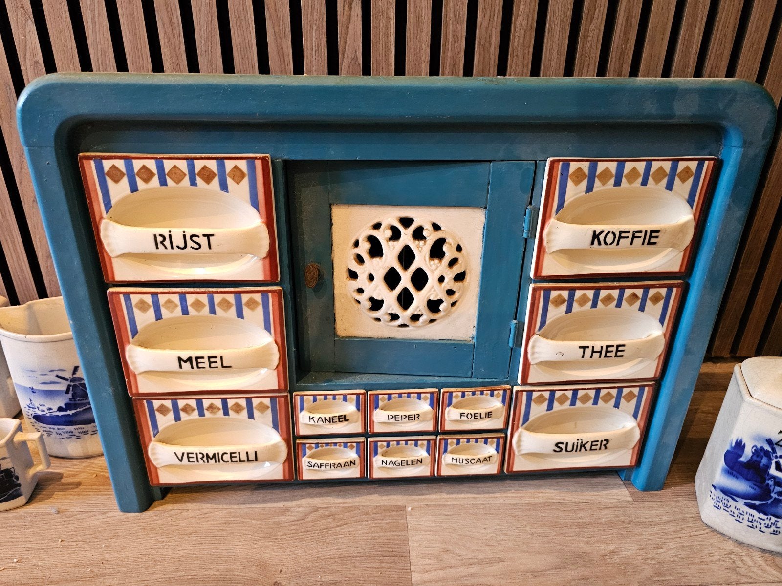 Antiek kruidenrekje DITMAR URBACH Made in Czechoslovakia, Antiek en Kunst, Ophalen