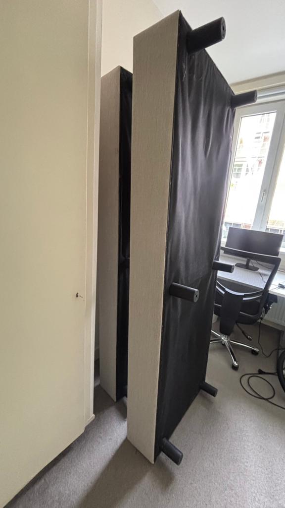2 losse boxspring 70x200 cm voor twijfelaar, Ophalen, Twijfelaar