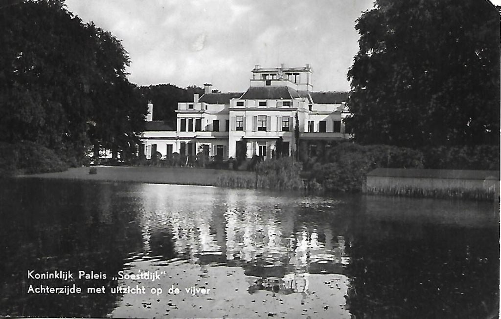 Soestdijk- -Achterzijde Paleis., Verzenden, 1940 tot 1960, Gelopen, Utrecht
