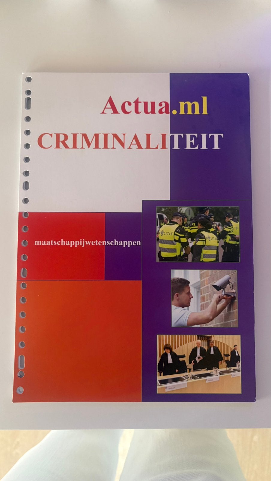Actua.ml - Criminaliteit. Maatschappijwetenschappen vwo, Boeken, VWO, Nieuw, Ophalen of Verzenden, Huub Francort