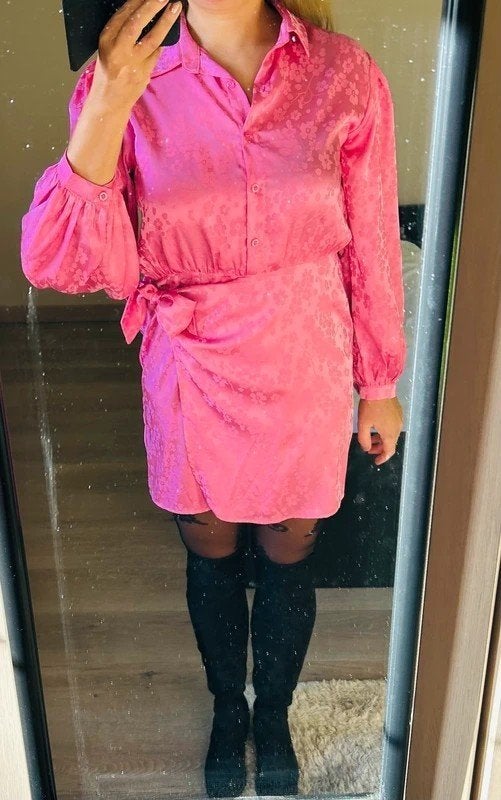 Roos nieuw jurkje Ydence, Maat 38/40 (M), Nieuw, Roze, Boven de knie