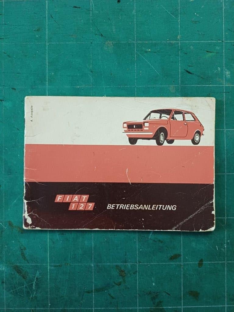 instructieboekje FIAT 127 betriebsanleitung, Ophalen of Verzenden
