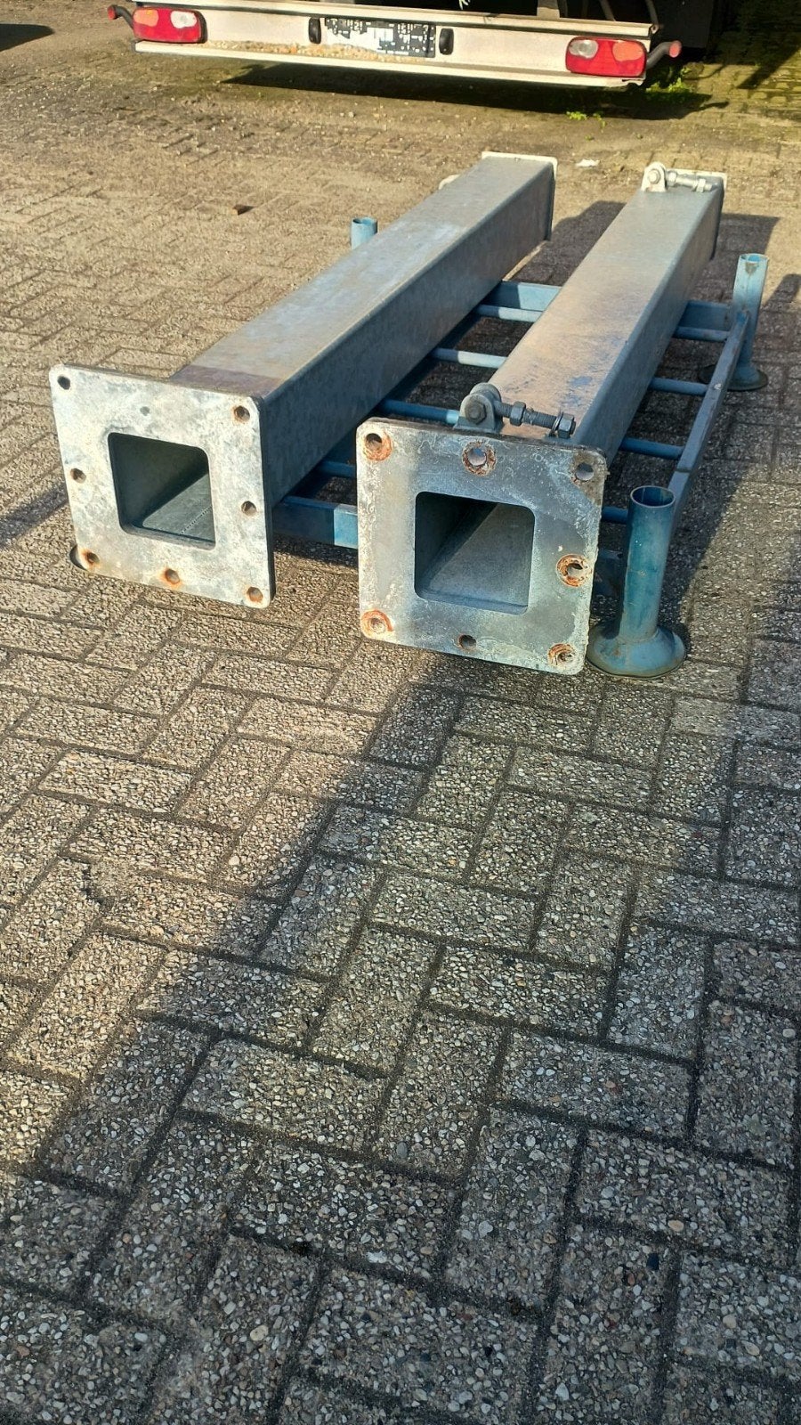 dubbele gegalvaniseerde spijlen poort 10m doorgang, Ophalen, Zo goed als nieuw, IJzer, Spijlenhekwerk