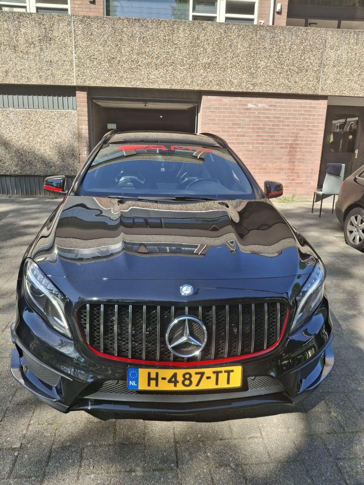Mercedes-Benz GLA45 GLA 45 AMG  2015 440pk Black Edition, Auto's, Mercedes-Benz, 360 pk, Zwart, Vierwielaandrijving, 84 €/maand