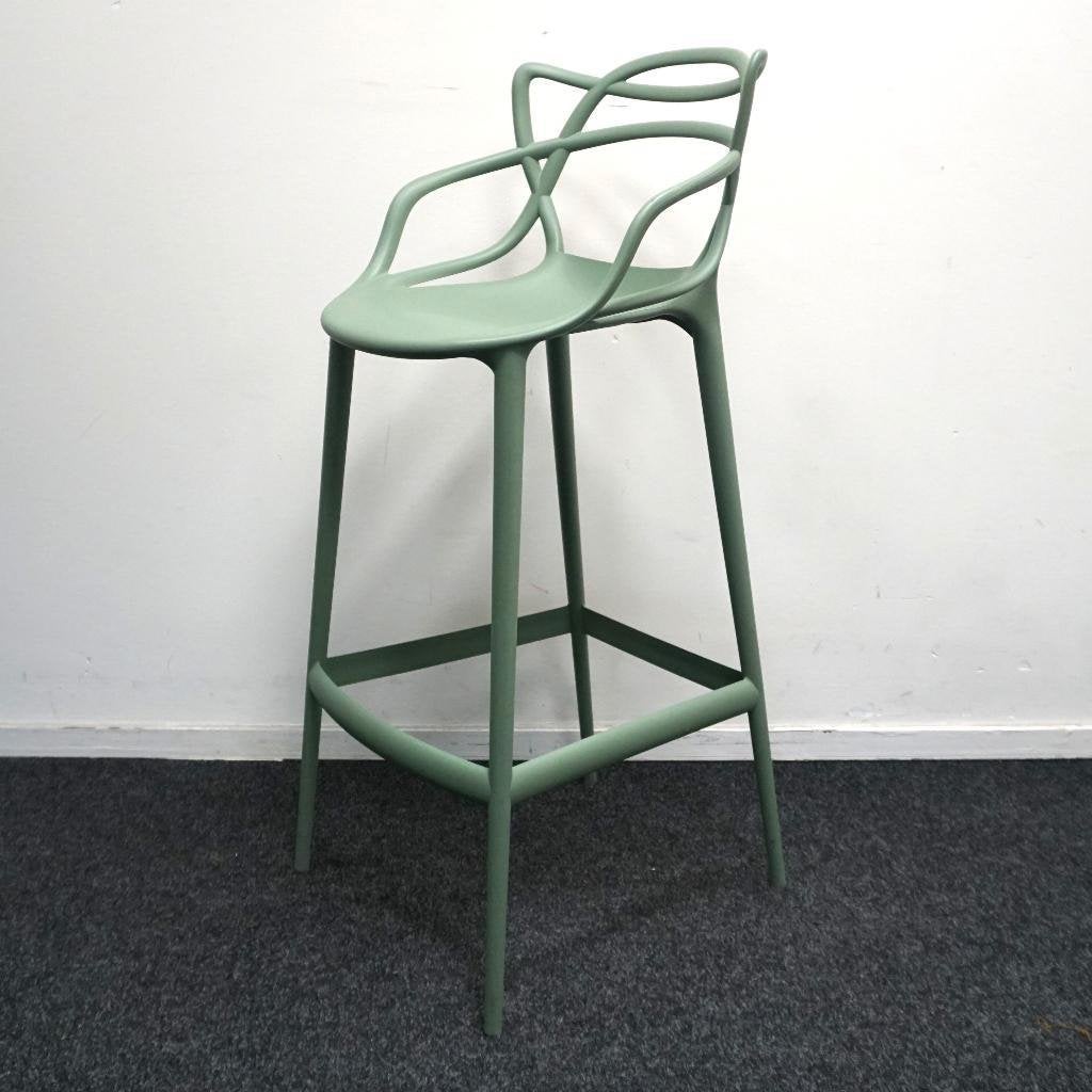 Kartell Masters Design Barkruk | Zacht Groen |Zithoogte 75cm, Huis en Inrichting, Barkrukken, Kunststof, -, -, 60 tot 90 cm