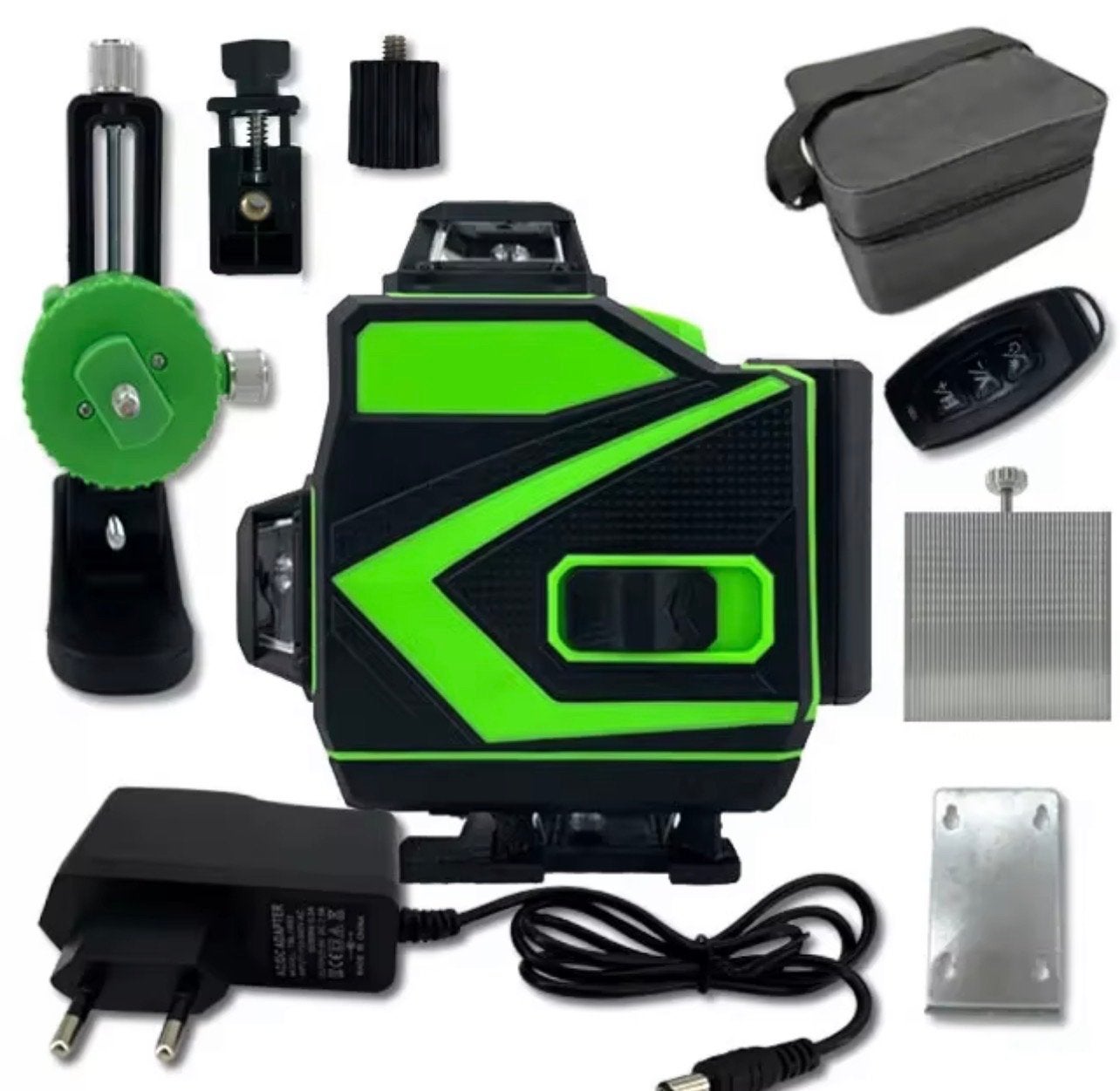 Groene Kruislijnlaser 3x360 - 12 lijnen - Zelfnivellerend, Ophalen of Verzenden, Nieuw, Licht